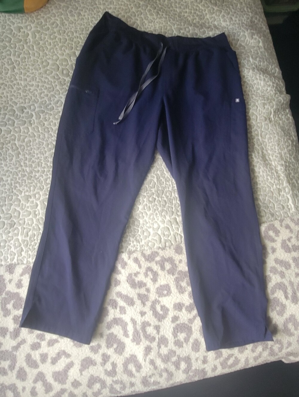 Figs Men's Navy Drawstring Joggers